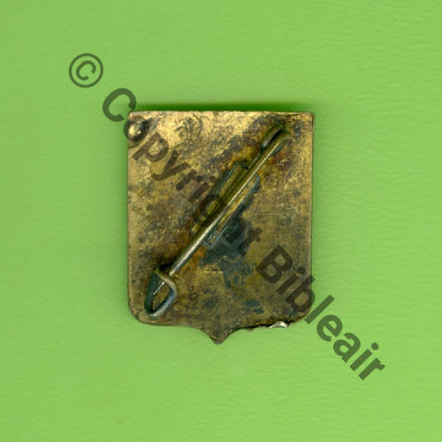 A1064NH BLASON BRETAGNE MINIATURE porte BERET SOIREE ETUDIANTES RENNES  SM Bol rectangle tres fin Dos lisse Src.Y.GENTY 